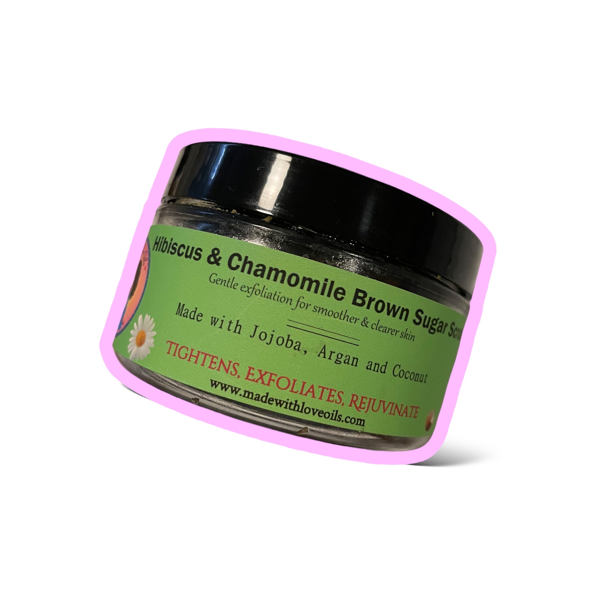 Hibiscus & Chamomile Brown Sugar Scrub