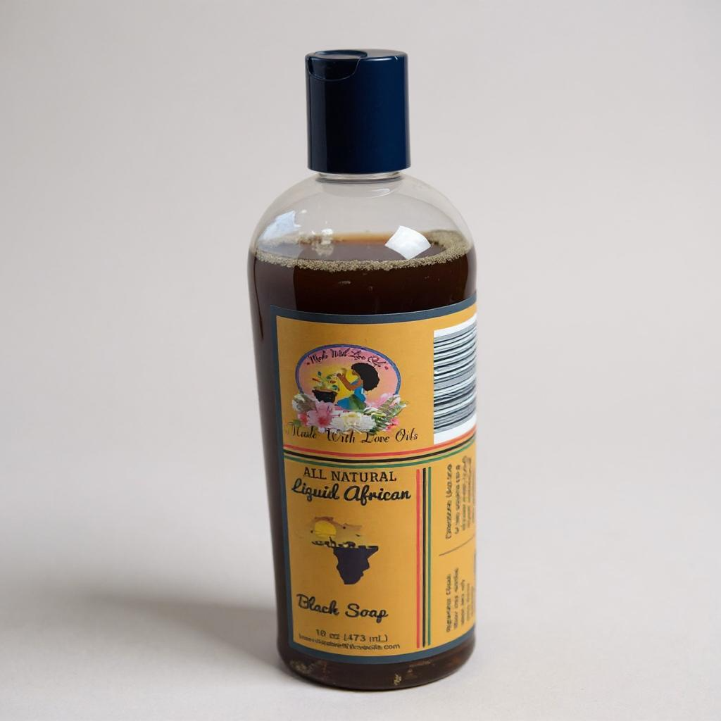 Liquid African Black Soap