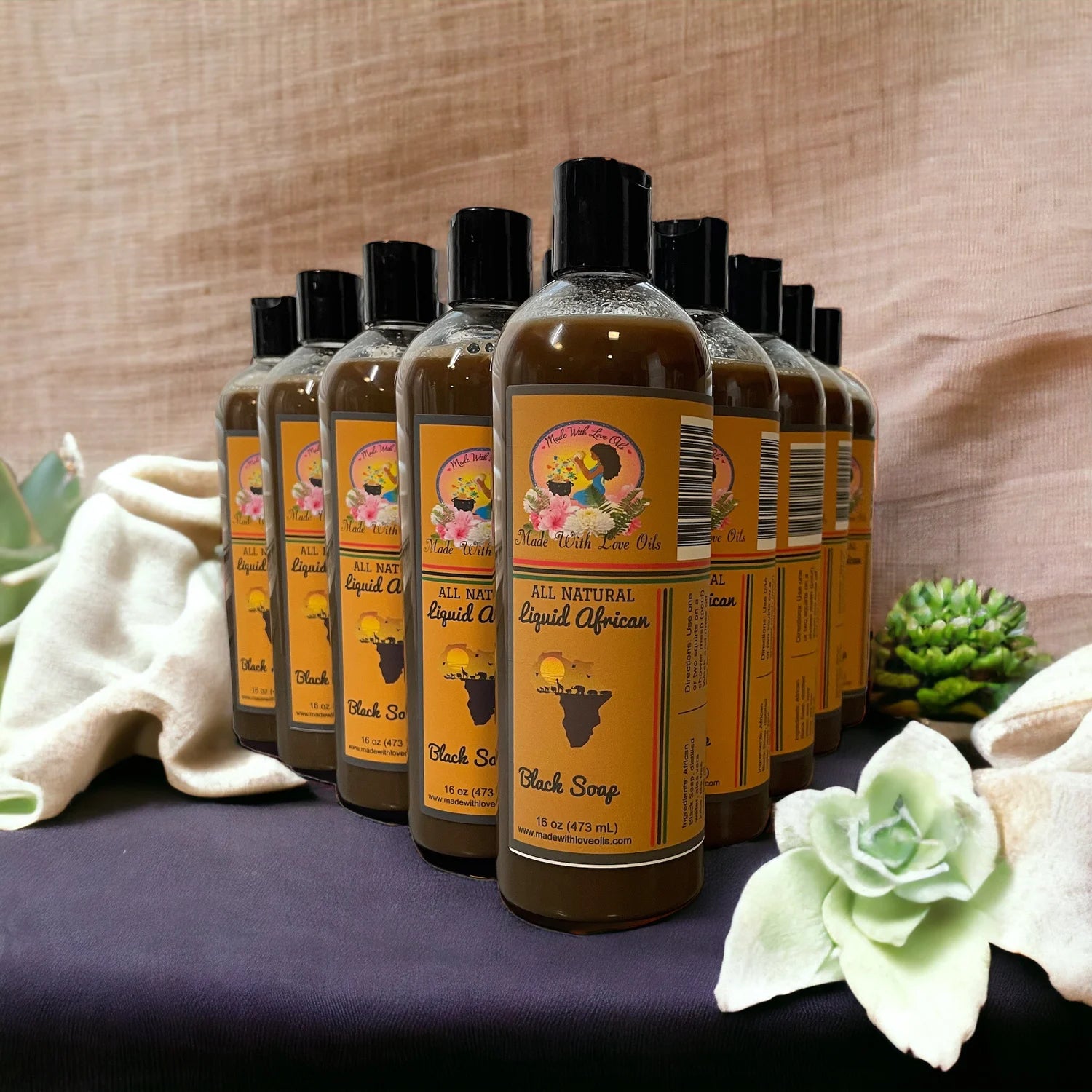 Liquid African Black Soap