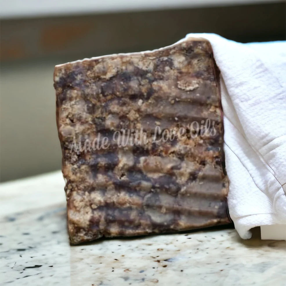 Traditional Ancestral Black Soap Bar 3-5 oz