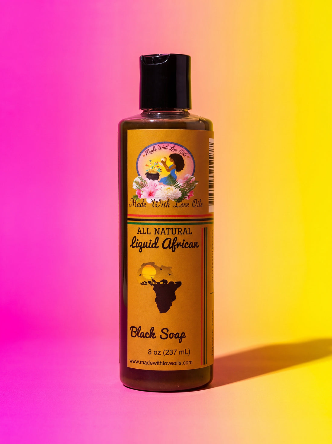 Liquid African Black Soap