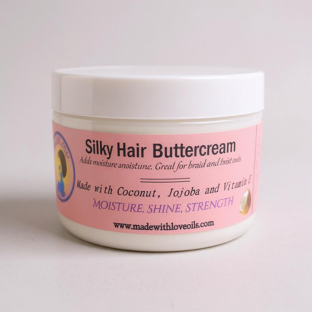Silky Hair Buttercream Made With Love Oils Silky Hair Buttercream Made With Love Oils