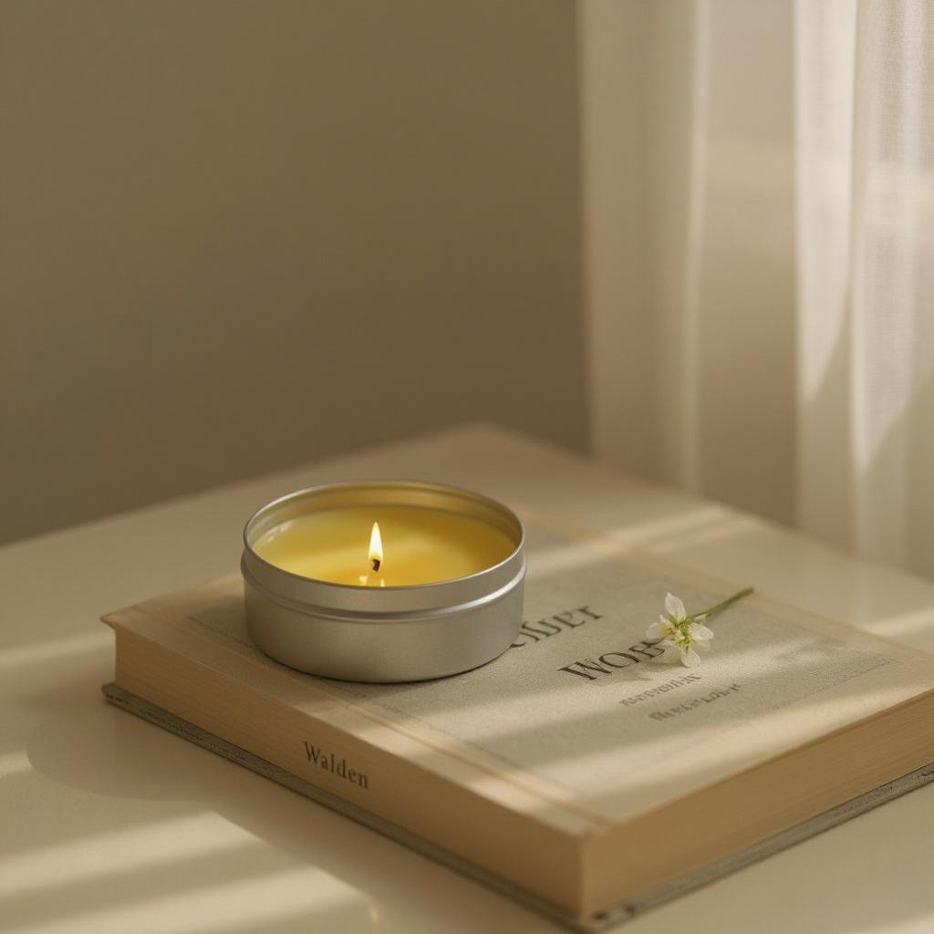 All Natural 100% Beeswax Candle