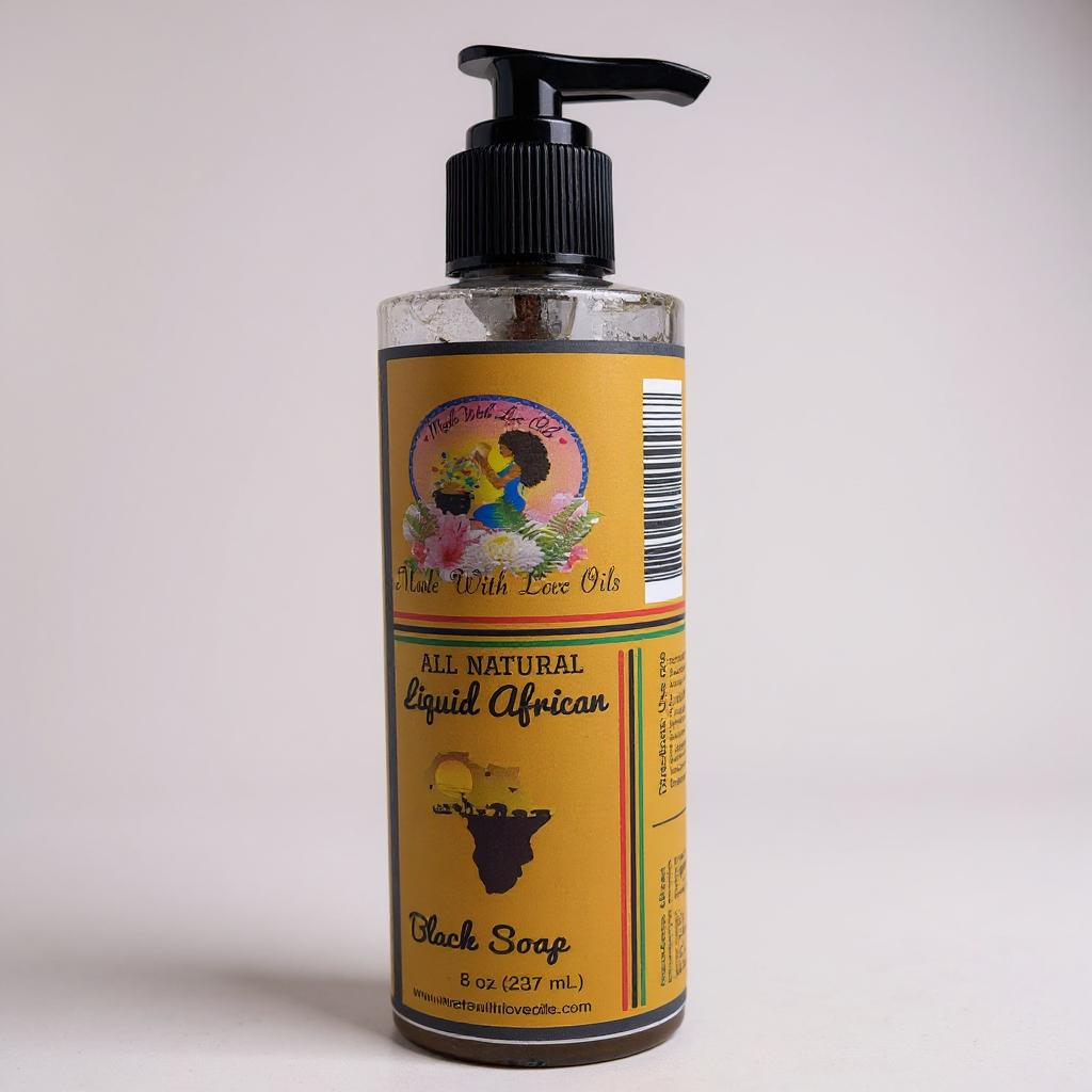 Liquid African Black Soap