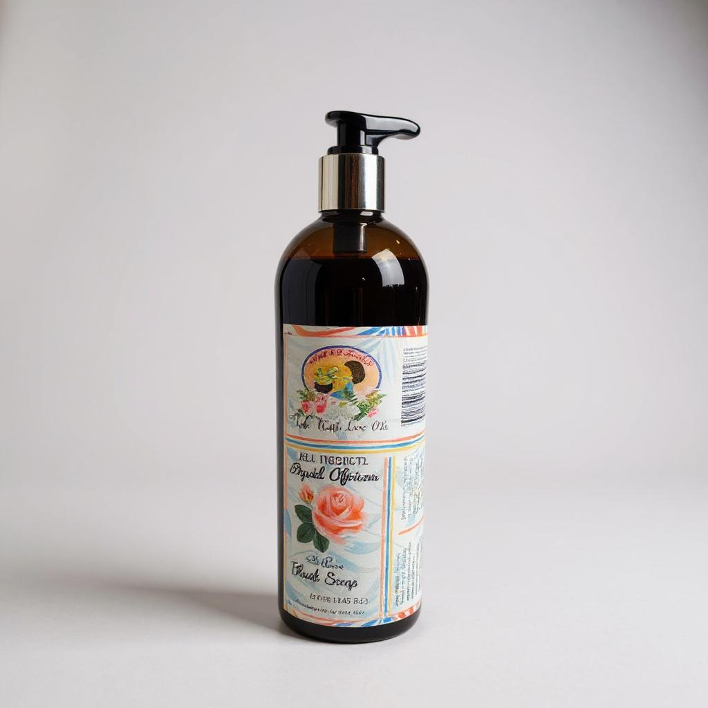 Premium Rose Liquid African Black Soap