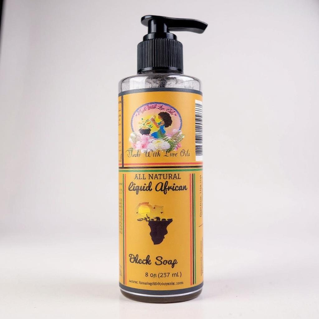Liquid African Black Soap