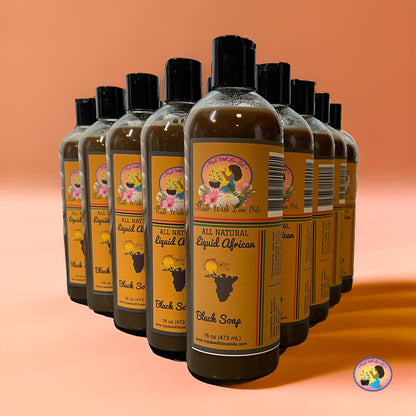 Liquid African Black Soap