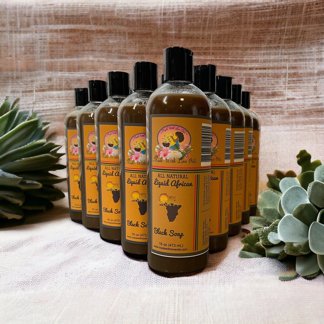 Liquid African Black Soap