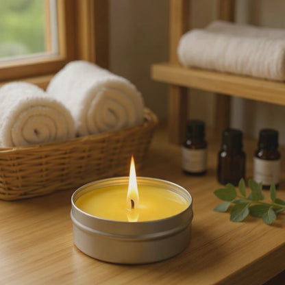 All Natural 100% Beeswax Candle