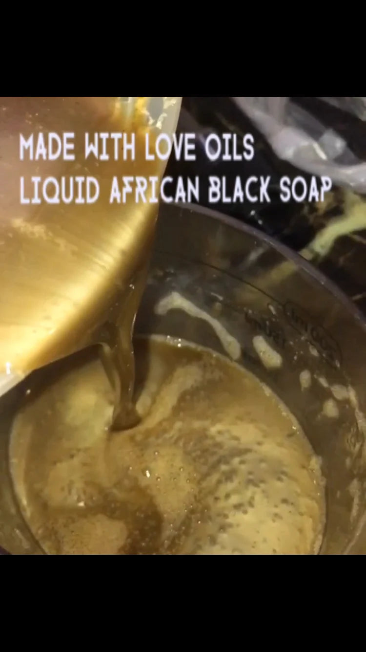 Liquid African Black Soap